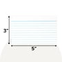 Staples Index Cards, 3" x 5", Lined, White, 500 Pack – Ruled Cards for Studying, Notes & Classroom Use~#|#~4B48EFE6-4318-43F1-8010F7B7CD0E0D1E_sc7