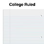Staples 1-Subject Notebook, 8" x 10.5", College Ruled, 70 Sheets, Blue (ST27500C)~#|#~4B4AA4EF-F190-4C8F-9C14AD6E625AC66C_sc7