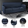 Flash Furniture Hercules Diplomat LeatherSoft Sofa, Navy/Chrome Legs (BT8273NVYCHR)~#|#~4B4AFF16-6FCC-4CA7-92758684D8041ED6_sc7