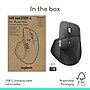 Logitech MX Master 4 for Business Wireless Curved Erogonomic USB-C Optical Mouse, Graphite (910-007616)~#|#~4B5D4D41-18A7-4D1E-9FBB716ACD827676_sc7