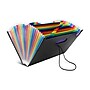 Staples Plastic Accordion File, 25-Pocket, Letter Size, Multicolor (TR45523)~#|#~4B74A8A2-6B66-4BE2-AB87DA7DBB84F121_sc7