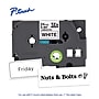 Brother P-touch TZe-251 Laminated Label Tape, 1" x 26.2', Black on White~#|#~4B89E031-B478-4A14-A64F68F11AD6955A_sc7