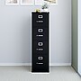 Staples Commercial 4-Drawer Vertical File Cabinet, Locking, Letter, Black, 22"D (22337D)~#|#~4B8BCB2D-908A-413D-A8150B14448B988A_sc7