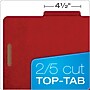 Pendaflex Pressboard Classification Folder, 1-Dividers, 1 3/4" Expansion, Letter Size, Dark Red, 10/Box (23731P)~#|#~4B9D0186-5D83-4366-9041F6AEA3F1FB23_sc7