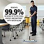 Rubbermaid Commercial Products HYGEN 18" Microfiber Mop Pad, Green, 12/Carton (FGQ41000GR00)~#|#~4BA3059F-9EDF-4788-A3A53B7A65ED375D_sc7