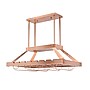 Elegant Designs 2 Light LED Overhead Wine Rack, Copper (WR1000-CPR)~#|#~4BA6A860-B444-48B4-937AD78ABB900043_sc7