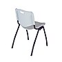 Regency Seating Cain 60" x 24" Training Table, Grey & 2 'M' Stack Chairs, Grey (MTRCT6024GY47GY)~#|#~4BD8430F-07E6-4766-82DAF64402E79F8F_sc7