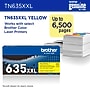 Brother TN635XXL Super High Yield Yellow Toner Cartridge, Prints Up to 6,500 Pages (TN635XXLY)~#|#~4BDC58DD-B8D0-4704-86A6F29C4915FC2F_sc7