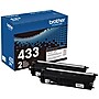 Brother TN-433 Black High Yield Toner Cartridge, Up to 4,500 Pages, 2/Pack   (TN4332PK)~#|#~4BE08B95-34F0-4A3D-9FC3BA85E9BD68AB_sc7