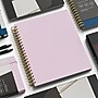 Staples Pro120 Elite™ Flexible Cover Notebook, 8.5" x 11", Narrow Ruled, 90 Sheets, Dusty Pink (ST63368)~#|#~4BF72C8F-D96F-425D-91C4ED524E4C2099_sc7