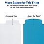 Avery Big Tab Write & Erase Plastic Dividers, 5 Tabs, Bright Multicolor (16129)~#|#~4C022299-5959-49FD-AE9EC0604EB7BF39_sc7