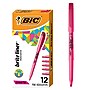BIC Brite Liner Stick Highlighter, Chisel Tip, Pink, Dozen (65554/BL11PL)~#|#~04AB9EA3-058C-4ACA-9D698879D305E0AE_sc7