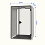 FlexiSpot WorkCube Series Sound Absorbing 2 Person Privacy Booth, White (P2FW-KIT)~#|#~4C1072B9-F751-44A7-84D142B76484E03F_sc7