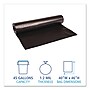 Boardwalk 45 Gallon Industrial Trash Bag, 46" x 40", Low Density, 1.2 mil, Black, 25/Roll, 4 Rolls/Box (BWK517)~#|#~4C119C9E-7934-4D5E-861C93096507B498_sc7
