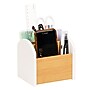 Mind Reader 3-Compartment Wood Desk Organizer, White (ARCHORG-WHT)~#|#~4C29302A-1F0C-4B56-A1A7ED7483285DF0_sc7