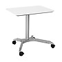 Seville Classics airLIFT XL 28"W Manual Rectangular Height Adjustable Mobile Sit-Stand Desk, White (OFF64801B)~#|#~4C2F1836-68F9-481F-830036AACCE9B3B2_sc7