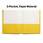 Staples Smooth 2-Pocket Paper Folder, Yellow, 25/Box (27538-CC)~#|#~4C3E977D-41C2-4506-B2ECAD063AA3014E_sc7