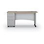 MooreCo 60"W Avid Modular Single Pedestal Instructor Desk, Buka Bark (91774-7982-7982)~#|#~4C3F7C70-25F1-4E88-9D28015D5AA08531_sc7