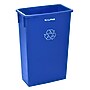 Alpine Industries Polypropylene Recycling Bin, 23 Gallon, Blue (ALP477-R-BLU)~#|#~4C51ACB1-4413-45C9-9411CCC45ECC65AA_sc7