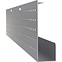 Lorell 42"W x 3"D Training Table Modesty Panel, Steel, Metallic Silver (LLR61631)~#|#~4C5988EE-39AD-4DCA-BCCBB3806217F53C_sc7