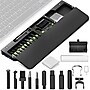 Purely D78 All-in-One Ergonomic Keyboard Wrist Rest with Cleaning Kit, Black (PCKOD78)~#|#~4C5C2383-77DA-4401-A49ED7B7950563F8_sc7