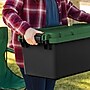 Remington Heavy Duty 60 Qt. Storage Bin with Latching Lid, Plastic, Black, 2/Pack (500334)~#|#~4C6224E2-C29A-4A00-9EA997A3530634AB_sc7