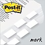 Post-it Flags, 1", White, 2 Pads of 50, 100 Flags/Pack (680-WE2)~#|#~4C70321F-6FD6-447D-9661856AF0961FE2_sc7