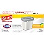 Glad Medium Drawstring Trash Bags with Clorox, 8 Gallon, Grey, Lemon Fresh Bleach Scent, 26/Box(79316)~#|#~4C75D320-9A39-4A1F-80C9A57C83453697_sc7