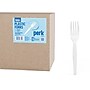 Perk Medium-Weight Plastic Forks, 1,000 Count Bulk Disposable Forks for Everyday Meals, Parties & Events, White~#|#~4C7B7002-746E-4E89-87B8FBB1FC3D2646_sc7