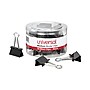 Universal Medium Binder Clips, 5/8" Capacity, 1 1/4" Wide, Black, 24 Per Pack~#|#~4C7BE7AF-B853-480A-B2CE017C5A69FA9D_sc7