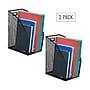 Mind Reader Vertical File Storage Desktop Organizer, Metal, Black, 2/Pack (JMAG2-BLK)~#|#~4C950FE1-F8F0-46FB-B543B5B3A247E981_sc7
