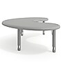 Flash Furniture Wren Half Moon Activity Table, 35" x 65", Height Adjustable, Soft Gray (YUYCX042MOONSGY)~#|#~4CB789BE-AF8F-48A7-AE123FB6F2018E0A_sc7