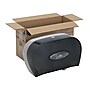 Georgia-Pacific Two Roll Side-by-Side Covered Bathroom Tissue Dispenser, Translucent Smoke (59206)~#|#~4CC0B521-10C6-4A3E-B62AF85443E07B5B_sc7