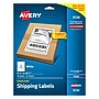 Avery TrueBlock Inkjet Shipping Labels, 5-1/2" x 8-1/2", White, 50 Labels/Pack (8126)~#|#~4CC8D371-286D-41E8-89723AC2C65916DD_sc7
