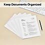 TRU RED Moisture Resistant File Pocket, Letter Size, Clear, 5/Pack (TR36054)~#|#~4CDEFBA5-ABD3-4CFF-801CA489C60E6BA2_sc7