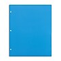 Staples 3-Hole Punched 2-Pocket Plastic Portfolio Folder, Blue (ST52808-CC)~#|#~4CE9C70C-4977-49CF-A2447979A84B2D8E_sc7