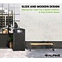 Alpine Industries Steel Outdoor Trash Can with Dome Lid, 40 Gallon, Gray Stone (471-40-GRYS)~#|#~4CEBD440-F1EF-41EB-A9D6609F0CE9FB82_sc7