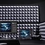 Luxor Studio Modular Wall Room Divider System Acoustic Panel, 70" H x 70" W, Freestanding, Gray, PET (PPWL002)~#|#~4CEDB5A6-C116-4ADF-890A1B009830C508_sc7
