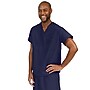 Medline PerforMAX Unisex Reversible 1-Pocket Scrub Top, M, Navy Blue (810NNTM-CA)~#|#~4D05A534-E46E-4488-A7220231F0C75864_sc7