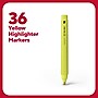 TRU RED™ Pocket Stick Highlighter with Grip, Chisel Tip, Yellow, 36/Pack (TR54582)~#|#~4D07DAC0-A1F5-42B1-BF133B62B00B8F97_sc7