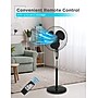 Black & Decker 18" Oscillating Pedestal Fan with Remote, 3-Speed, Black (BDSF18MB)~#|#~4D11284B-92D0-4AB2-912378547F975F4B_sc7