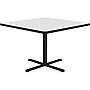 Correll Square-Shaped Dry-Erase Markerboard Cafe Table, 36" x 36", Frosty White/Black (BXT36DES-80)~#|#~4D38919B-AF96-49C1-B689DA296DC1B428_sc7