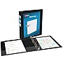 Avery Showcase 1 1/2" 3-Ring View Binders, Slant Ring, Black (19650)~#|#~4D399A68-3CDE-40A7-A0BC5BC9482E6E36_sc7