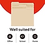 Staples File Folders, Letter Size, 1/3‑Cut Tabs, Assorted Positions, Manila, Durable Paper Stock, 250/Pack~#|#~4D499479-C10C-4132-8554044F956473EA_sc7