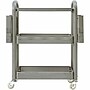 Lorell 2-Shelf Metal Mobile File Cart with Caster Wheels, Champagne Gold (LLR45654)~#|#~4D52E0B8-A2B6-456A-8047618EBACA69C8_sc7