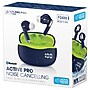 STUDIO PRO by FISHER Active Pro Wireless Noise Canceling Earbuds, Bluetooth, Navy Blue/Green (STW290A)~#|#~4D568502-5C4D-436C-B198A6A6B640E415_sc7