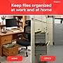 Staples Hanging File Folders, Letter Size, 1/5-Cut Tabs, Standard Green, Includes Tabs & Paper Inserts - 50/Pack~#|#~4D59036B-F3D0-43F3-BD80608953BD5B5D_sc7