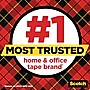 Scotch Transparent Clear Tape Refill, 0.75" x 27.77 yds., 1" Core, Clear, 6 Rolls/Pack (MMM600K6)~#|#~3A194064-D964-4824-BB419220DD795C47_sc7