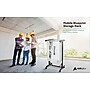 AdirOffice Metal Mobile File Cart with Swivel Wheels and (12) 30" Hanging Clamps, Black (615-BLK-PKG)~#|#~4D8EA2B4-DB13-4BF6-95B851F22A314DAD_sc7