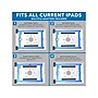 Mount-It! Adjustable Anti-Theft iPad Kiosk with Document Holder, White (MI-3770W_G10)~#|#~4D9B475A-CFDE-4870-876BBA5180547805_sc7